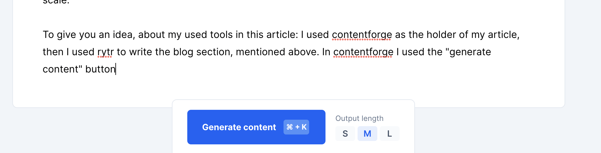 AI assistants writer feature generate content